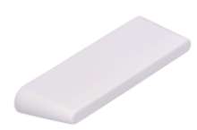 Afbeeldingen van Siro Handgreep metaal - boorafstand 64mm/L 74mm/H 23mm/B 10mm wit mat 