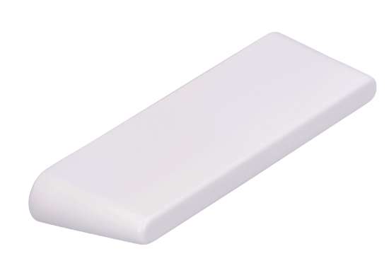 Afbeeldingen van Siro Handgreep metaal - boorafstand 64mm/L 74mm/H 23mm/B 10mm wit mat 