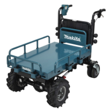 Afbeeldingen van Makita transporter DCU601Z - 2x18V - zonder accu's en lader met schaarlift 