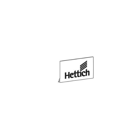 Afbeeldingen van Hettich AvanTech YOU Branding clip, wit, Neutraal
