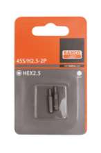 Afbeeldingen van Bahco bits hex 2x20mm 5/32 2stuks
