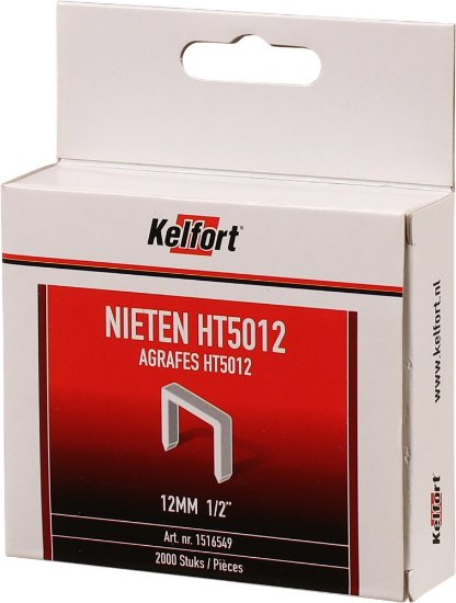 Afbeeldingen van Kelfort Nieten - 12mm 1/2" - voor handtacker HT50/57 2000 stuks