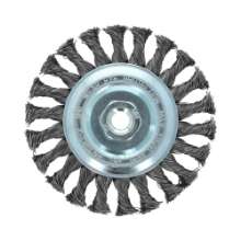 Afbeeldingen van Flexovit Rondborstel - Ø125x13mm M14 - draaddikte 0.5mm