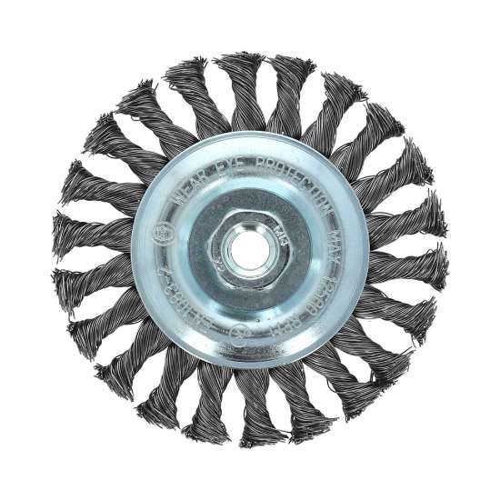 Afbeeldingen van Flexovit Rondborstel - Ø125x13mm M14 - draaddikte 0.5mm