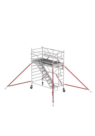 Afbeeldingen van Altrex Trapsteiger RS TOWER 53-S - Werkhoogte 4.2 meter - Platformlengte 2.45 meter Fiber-Deck 