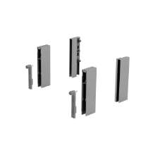 Afbeeldingen van Hettich DesignSide adapter ArciTech, 124 mm / 124, zilver, links en rechts