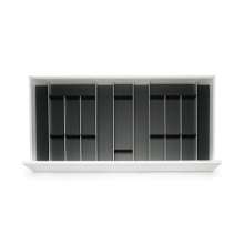 Afbeeldingen van Blum Bestekindeling voor messen Legrabox houtdecor - corpusbreedte 1200 diepte 600mm - houtdecor zwart/aluminium OL.SA6012S2BEST