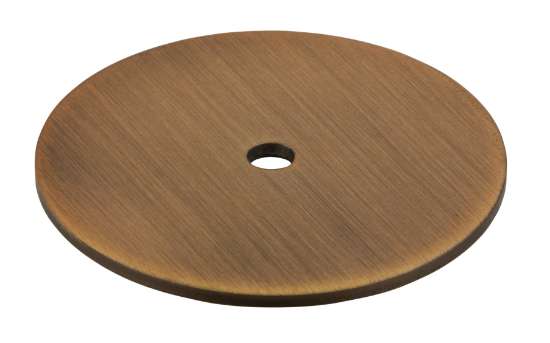 Afbeeldingen van Siro Onderplaat metaal - L 42mm/H 2mm/B 42mm antiek messing 