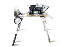 Afbeeldingen van Festool Systainer-zaagtafel CSC SYS 50 EBI-Set - 36V 2x 5.0Ah Li-on accu - inclusief duo-snellader, zaagblad en onderstel 