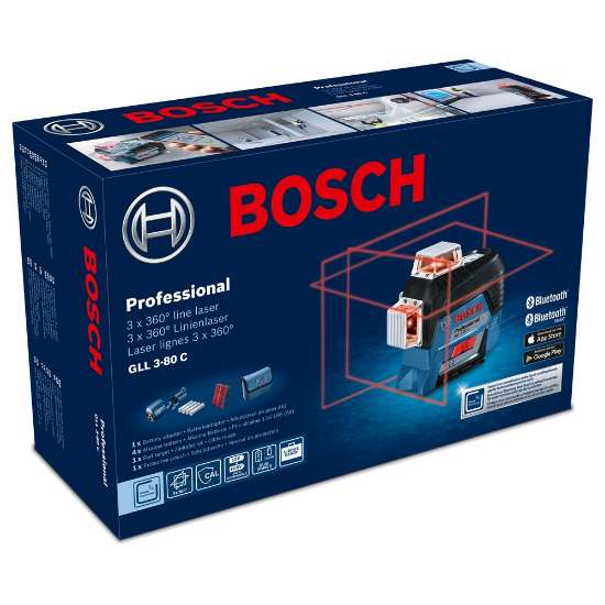 Afbeeldingen van Bosch Kruislijnlaser GLL 3-80 C