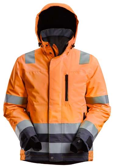 Afbeeldingen van Snickers Workwear AlroundWork, High-Vis Waterproof 37.5® Isolerend Jack Klasse 3 1132
