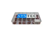 Afbeeldingen van Systec assortimentsdoos fiberring - 18 vaks Ø5-19mm - 405 stuks 