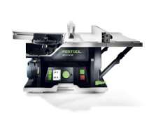 Afbeeldingen van Festool Systainer-zaagtafel CSC SYS 50 EBI-Plus - 36V 2x 5.0Ah Li-on accu - inclusief duo-snellader en zaagblad 