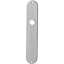 Afbeeldingen van Langschild ovaal 220x41mm RVS