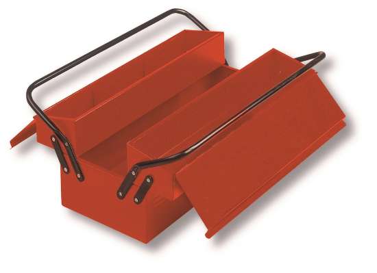 Afbeeldingen van Bahco metalen gereedschapskist 3 vakken 335x210x270mm