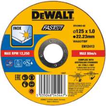 Afbeeldingen van DeWalt slijpschijven DT43902-QZ - 125x1.0mm - 25 stuks 