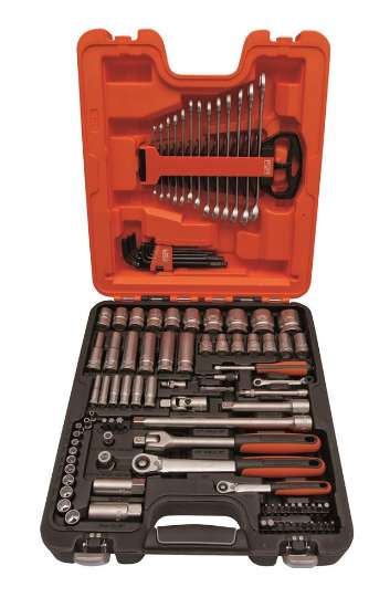 Afbeeldingen van Bahco combiset 1/2" en 1/4" dop/bit 103 delig