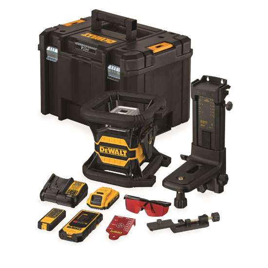 Afbeeldingen van DeWALT 18v roterende laser rood bluetooth