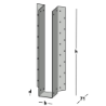 Afbeeldingen van GB raveeldrager I-ligger - 60x400x1,25mm - sendzimir verzinkt