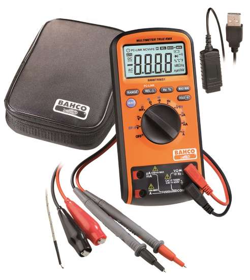 Afbeeldingen van Bahco multimeter digitaal