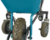 Afbeeldingen van Makita kruiwagen DCU180ZX2 - 18v - met 90liter bak 