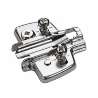 Afbeeldingen van Hettich Kruismontageplaat met directe hoogteverstelling, vernikkeld, Rijboring 37 x 32 mm, met euroschroeven (voor boringen ø 5 x 12 mm), dikte 5,0 mm