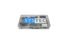 Afbeeldingen van Systec assortimentsdoos inlegspie - 9 vaks lengte 20-63mm - 90 stuks DIN6885