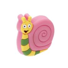 Afbeeldingen van Siro Meubelknop slak kunststof - L 50mm/H 24mm/B 46mm roze 