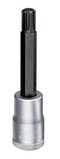 Afbeeldingen van GEDORE Dopsleutel-schroevendraaier 1/2" tbv schroeven met inwendig spiebaan-profiel RIBE®, lang INR 19 L