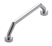 Afbeeldingen van Siro Meubelgreep metaal - boorafstand 96mm/L 108mm/H 26mm/B 13mm chroom glanzend 