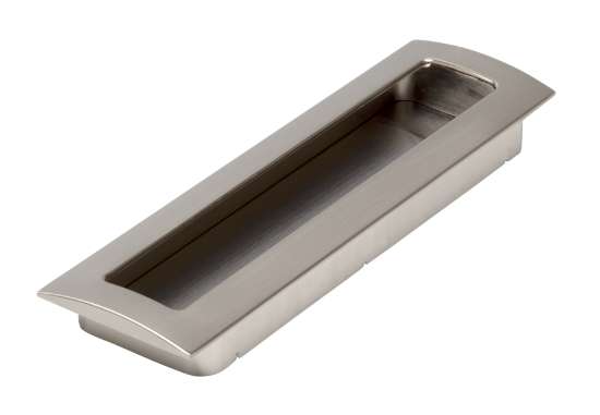 Afbeeldingen van Siro Schelpgreep metaal - boorafstand 160mm/L 197mm/H 20mm/B 54mm RVS effect 