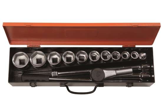 Afbeeldingen van Bahco 6 kant dopsleutelset 3/4'' 15 delig
