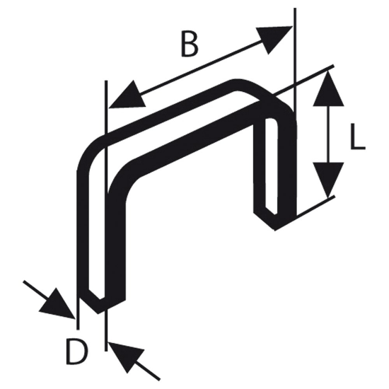 Afbeeldingen van Bosch Niet met platte draad type 57