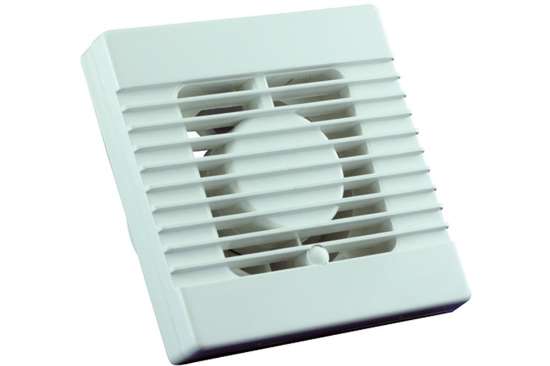 Afbeeldingen van Badkamer-/ toiletventilator EF 100 T wit