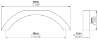 Afbeeldingen van Siro Meubelgreep metaal - boorafstand 96mm/L 111mm/H 32mm/B 10mm RVS 