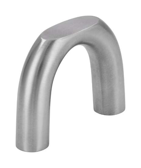 Afbeeldingen van Siro Meubelgreep metaal - boorafstand 32mm/L 42mm/H 32mm/B 10mm RVS 