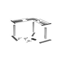 Afbeeldingen van Hettich LegaDrive Systems Tafelonderstelset 90°-hoek, zilver, grafietgrijs