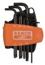 Afbeeldingen van Bahco schroevendraaierset torx tamper resist 8 Delig