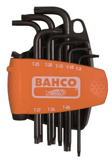 Afbeeldingen van Bahco schroevendraaierset torx tamper resist 8 Delig