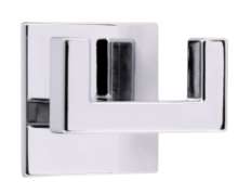 Afbeeldingen van Siro Haak metaal - zelfklevend L 50mm/H 38mm/B 60mm chroom glanzend 