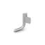 Afbeeldingen van Hettich Toebehoren Canis L buitenhoek 90°, B 34 mm, H 53,5 mm, Aluminiumkleurig