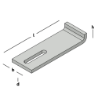 Afbeeldingen van GB Elementverankering type 10 25x170 60x8 Thermisch Verzinkt