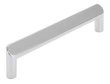 Afbeeldingen van Siro Meubelgreep metaal - boorafstand 128mm/L 138mm/H 32mm/B 10mm - chroom glanzend 