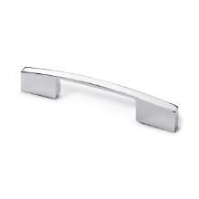 Afbeeldingen van Hettich Greep Evisa, boorafstand 128, L 168 mm, B 11 mm, H 24 mm, glans verchroomd