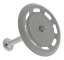 Afbeeldingen van Spit drainage nagel CR90/40P - Ø3.65x40mm - met kunststof rozet 