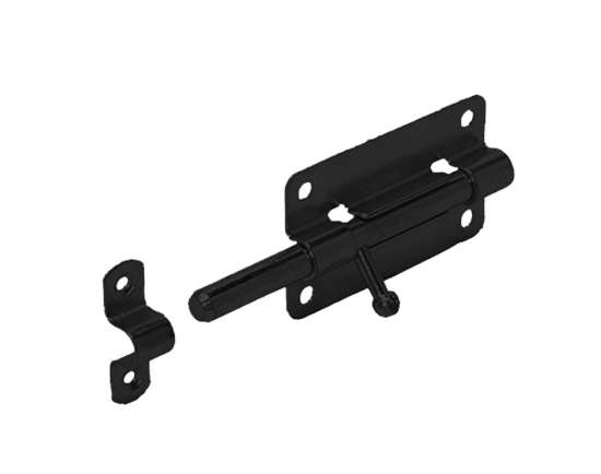 Afbeeldingen van GB plaatgrendel - 80x50mm - sendzimir verzinkt