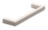 Afbeeldingen van Siro Meubelgreep metaal - boorafstand 96mm/L 104mm/H 28mm/B 8mm RVS effect 