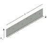 Afbeeldingen van GB Metalen randkist90° 350x2000 x1,5mm Sendzimir Verzinkt 