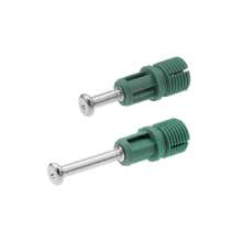 Afbeeldingen van Hettich Snelmontagedeuvel Rapid S DU 333, 20 mm, verzinkt, groen