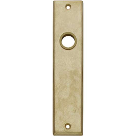 Afbeeldingen van Renovatie kortschild messing getrommeld